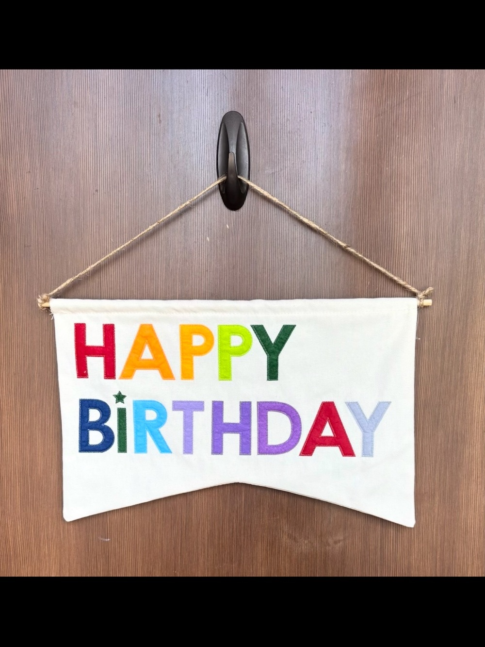 Happy Birthday Multi-Color Wall Banner